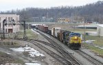 CSX NB freight going by KC jct